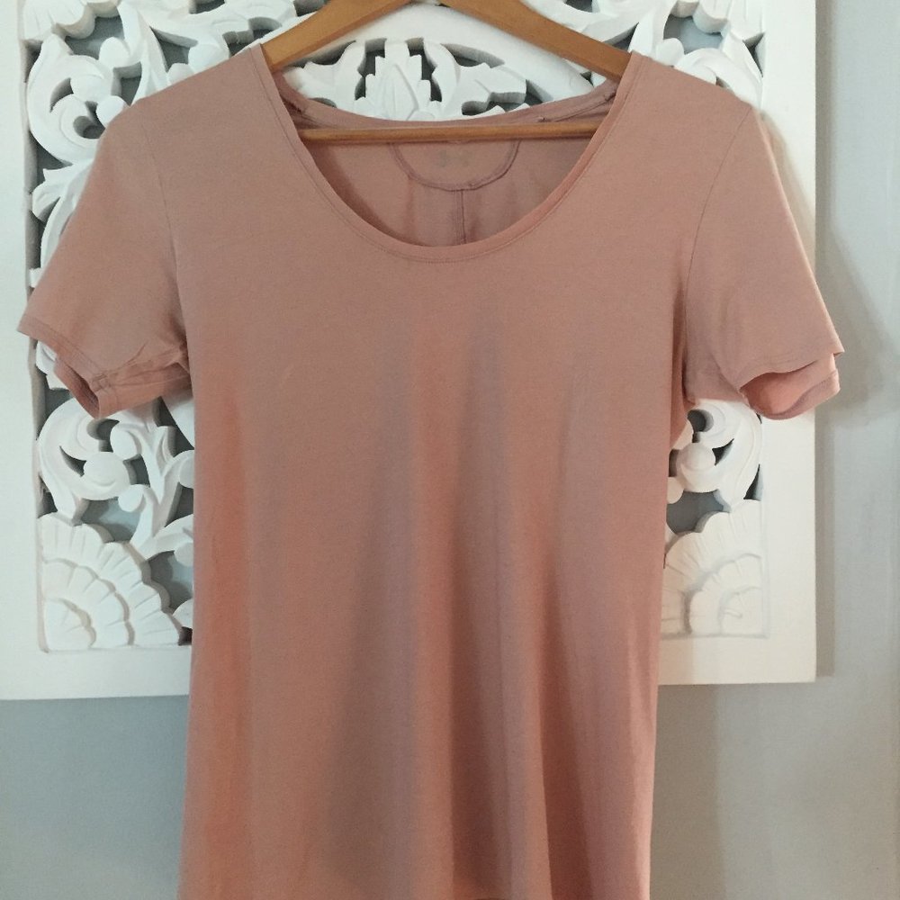 Nude Pink Athletic Tee-Shirt